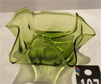 Vintage Green Viking Glass Epic Drape Hankerchief