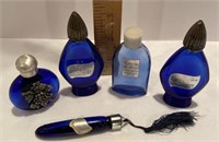 Cobalt Blue Perfume Bottles