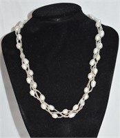 Genuine Freshwater Pearl Necklace With COA