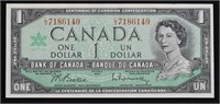 1967 CAD $1 Centennial Banknote - VF