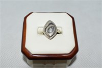 .925 Silver Ring sz  6.5