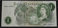 1967 United Kingdom One Pound Banknote