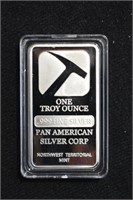 One Troy ounce .999 Silver  Bar / Token