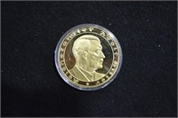 Gold Plated Germany Ein Fuhrer Medallion