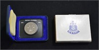 1971 B.C. CAD $1 Dollar Coin In Case UNC
