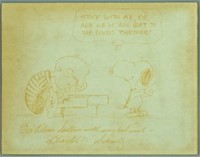 CHARLES SCHULZ SCHROEDER SPECIALTY SKETCH