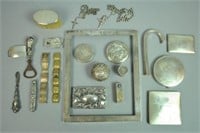 (21) PIECE SILVER VANITY & ACCESSORY GROUP