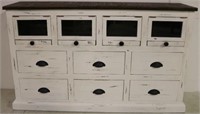 White Wilson 10 drawer dresser