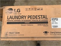 (2) LG WDP5V LAUNDRY PEDESTALS FOR WASHER & DRYER