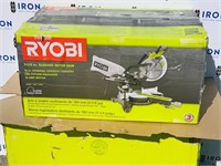 RYOBI TSS701 T-1/4" SLIDING MITER SAW, 10" CROSSCU