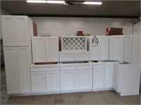 Uptown White 11Pc Kitchen Cabinet Set