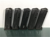 Lot of 5 magazines for Smith & Wesson 9mm pistol