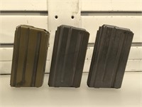 Lot of 3 metal Colt AR mags - 20 rounders 5.56