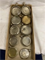 Vintage pocket watch cases