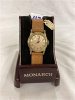 New Monarch wrist watch, in its original store