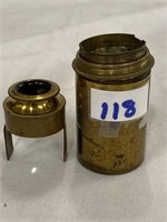 Vintage brass magnifier