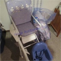 Baby mattress, booster seat, high chair,