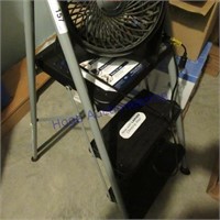 Step stool & Honeywell fan