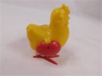 Superior Toy Co. Plastic egg laying chicken when