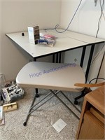 Sewing table & shorter fold up table