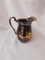 1 Crescent Silverplate beverage pitcher 8" tall