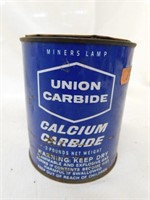 Union Carbide Calcium Carbide full can, for miners
