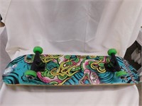 2 skateboards. One Channel One and one Bam