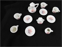 Child's mini tea sets: 7 piece set plus lids and