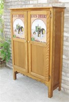 John Deere Wood Cabinet