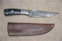 NEW DAMASCUS STEEL HUNTING KNIFE ! A-1