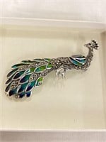 Peacock pin