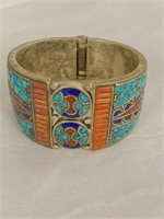 Very detailed and elaborate cuff bracelet with