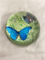 Paperweight with butterflies