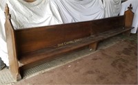 Antique Ornate Wooden Carved Church Pews