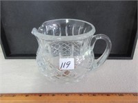 QUALITY CRYSTAL PITCHER - VERY HEAVY