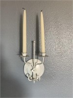 Candle tin wall holder