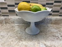 White Fruit Bowl (No fruit included)