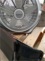 Folding Chair and Fan