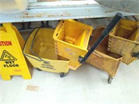 Mop Buckets and Wet Floor Markers