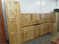 Woodland Birch Hardwood Kitchen Cabinet Set 11pc