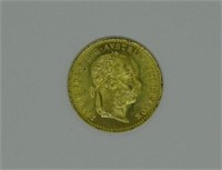 1915 AUSTRIA 4 DUCAT GOLD COIN