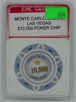 MONTE CARLO $10,000 POKER CHIP