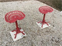 2 Nwtf Red Stools