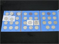 Set of Franklin Silver Half Dollars-
