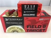 New box 100 rounds 12 gauge ammo Federal