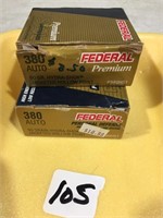 40 Rounds of Federal 380 Auto Pistol Ammo