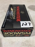 20 Rounds Winchester 300 WSM. Supreme Ammo