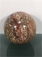Large 90mm polished agate marble - handmade