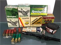 Assorted 12 gauge ammo and more