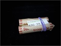 (2) Roll of Wheat Pennies